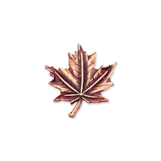 Medium-sized Copper Maple Leaf Pin - Chelsea Pewter  - 1595CC