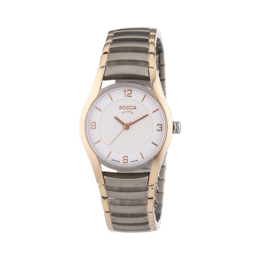 BOCCIA Titanium Two-tone Rose gold Lightweight Watch - 3229-03