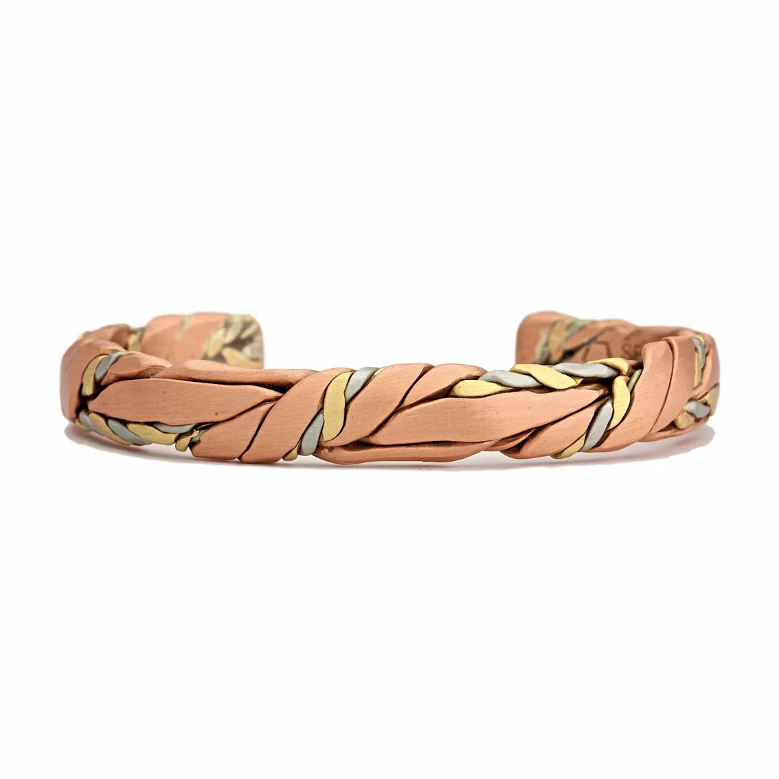 Copper Sage - Sergio Lub Cuff Bracelet - Brushed #378