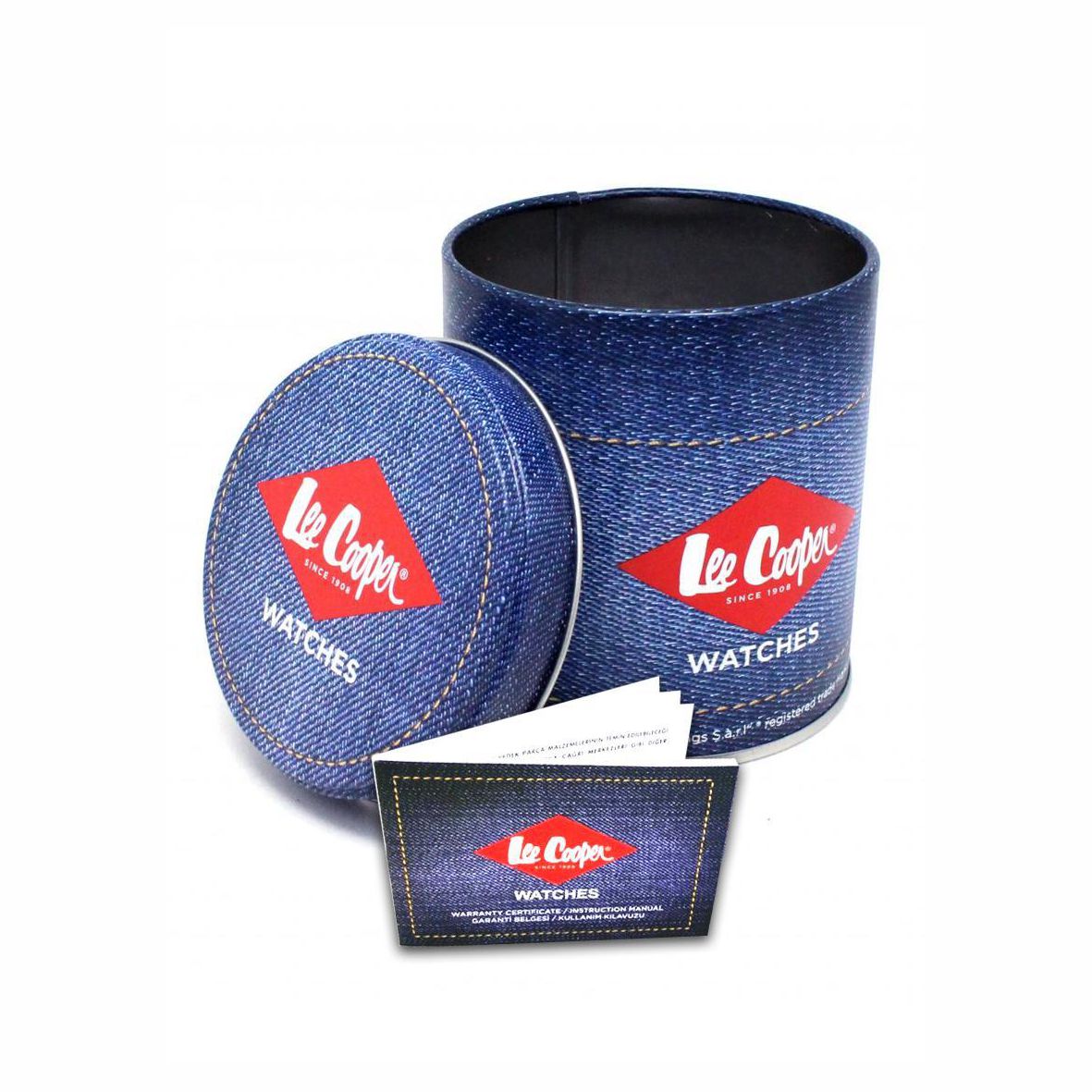 LEE COOPER Multifunction Black Band with Yellow Stitching and Case Accents - LC07290.661