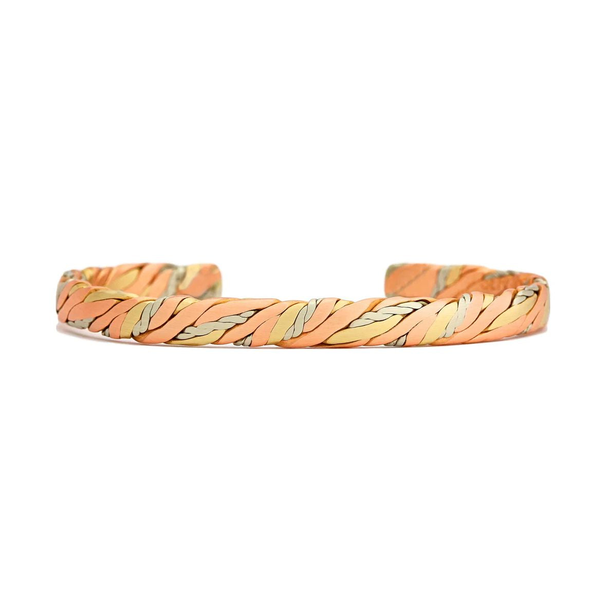 Sergio Lub Copper Bracelet - Sweat Lodge Cuff - Brushed #315