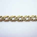 Chevron - 18kt Layered Chain by the Inch