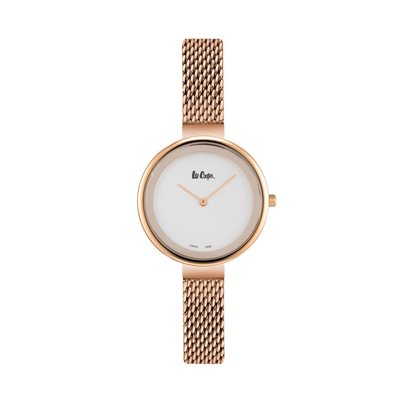 Lee Cooper Ladies Watch - Rose Gold Thin Band - LC06632.430 - Click Image to Close