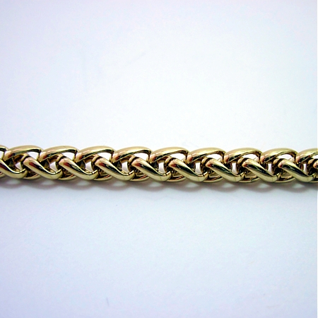 Wheat Link - 18kt Layered Chain - Click Image to Close