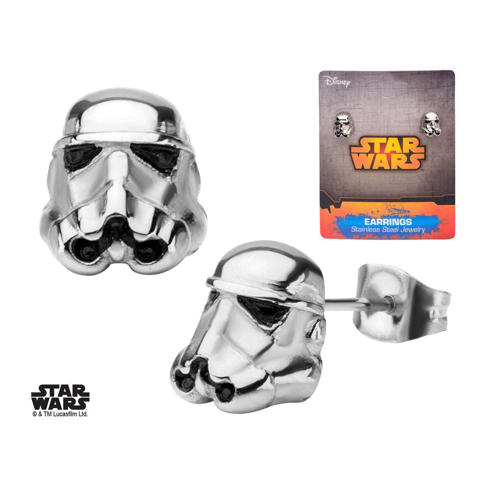 Stormtrooper Star Wars Stainless Steel Studs - SWST3DER01 - Click Image to Close