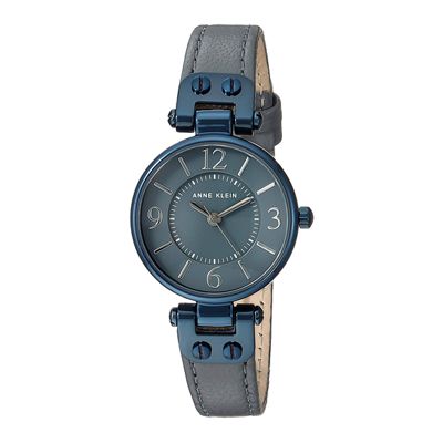 Anne Klein Dark Blue-Grey Watch - 10-9443GYBL