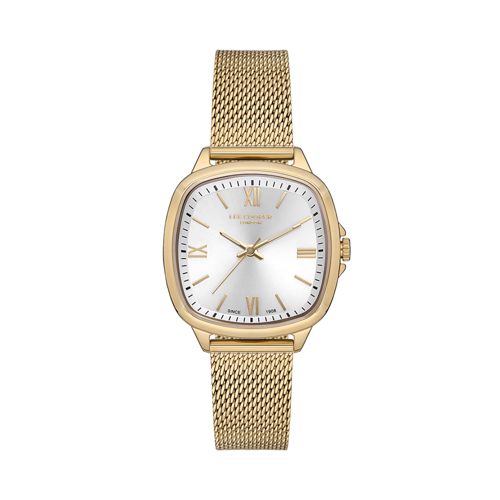 Lee Cooper Ladies Watch - Yellow Gold Square - LC07125.130