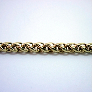 Wheat Link - 18kt Layered Chain