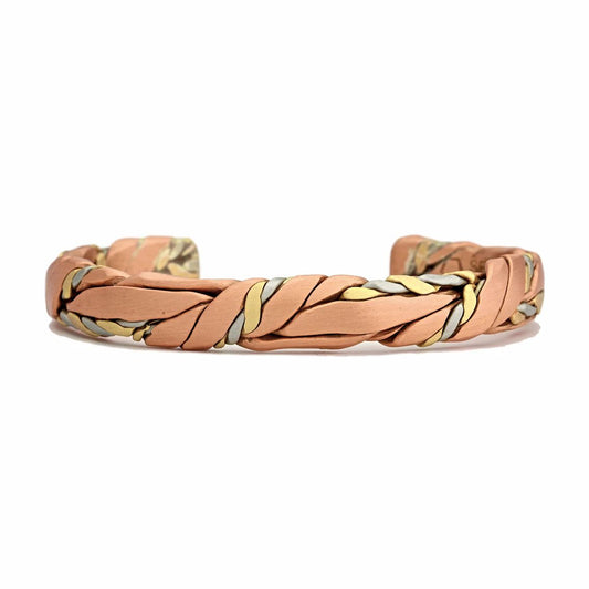 Copper Sage - Sergio Lub Cuff Bracelet - Brushed #378